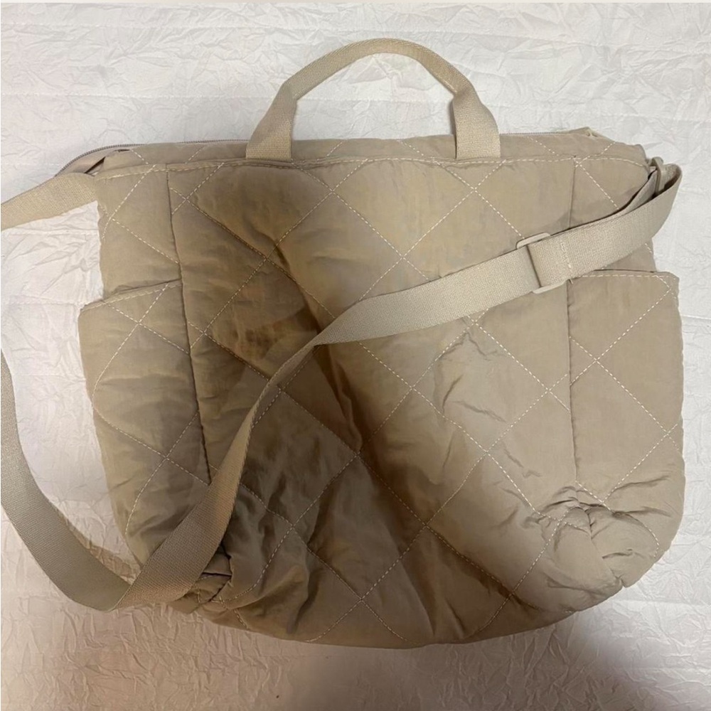 Quilted Tan Women's Bag
